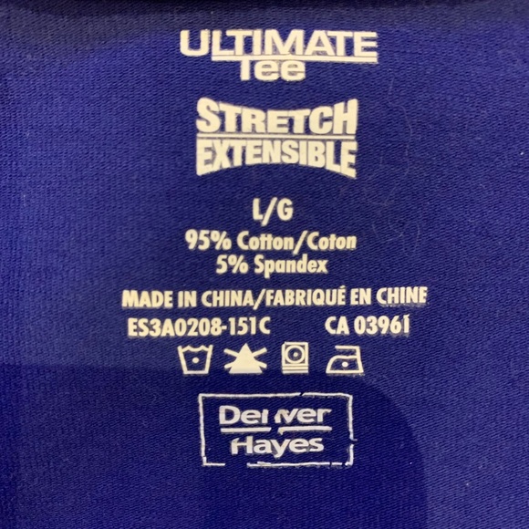 Set of two v-neck shirt cap sleeve tee shirts - Picture 3 of 5